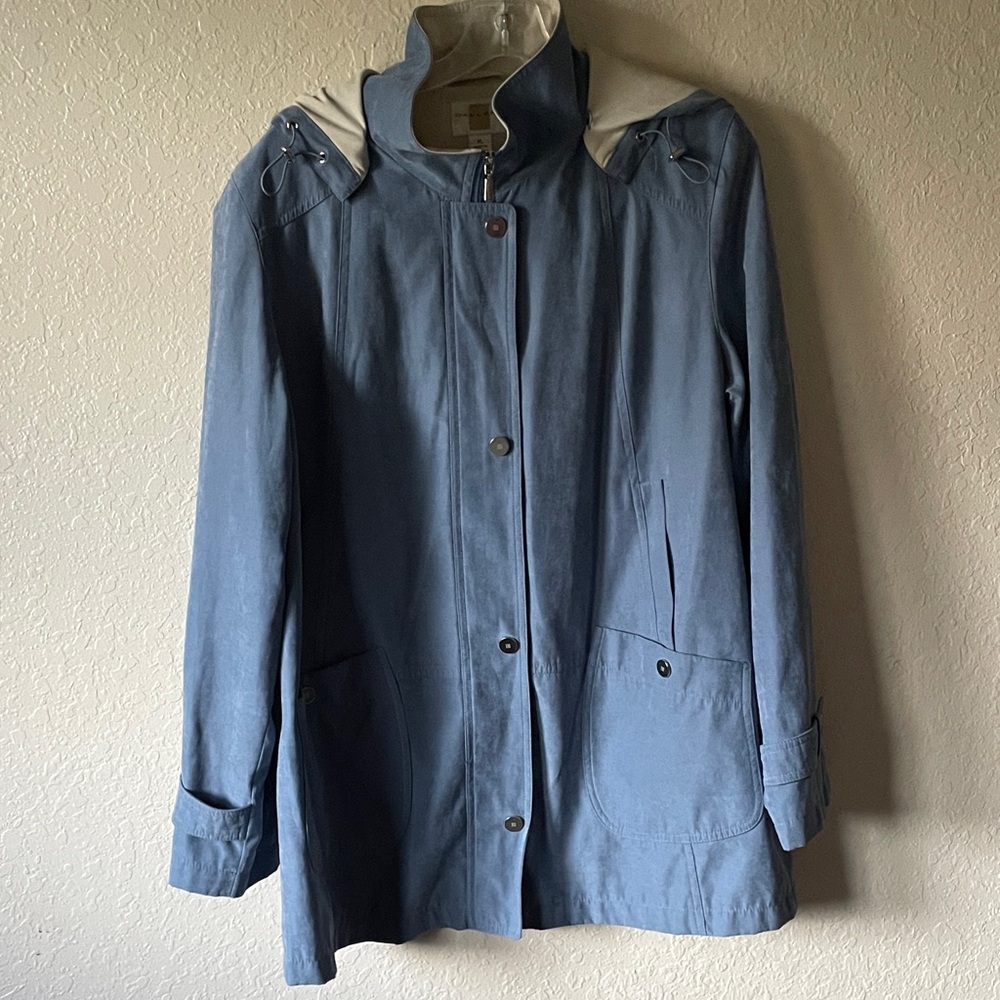 Women's Blue Hooded Jacket